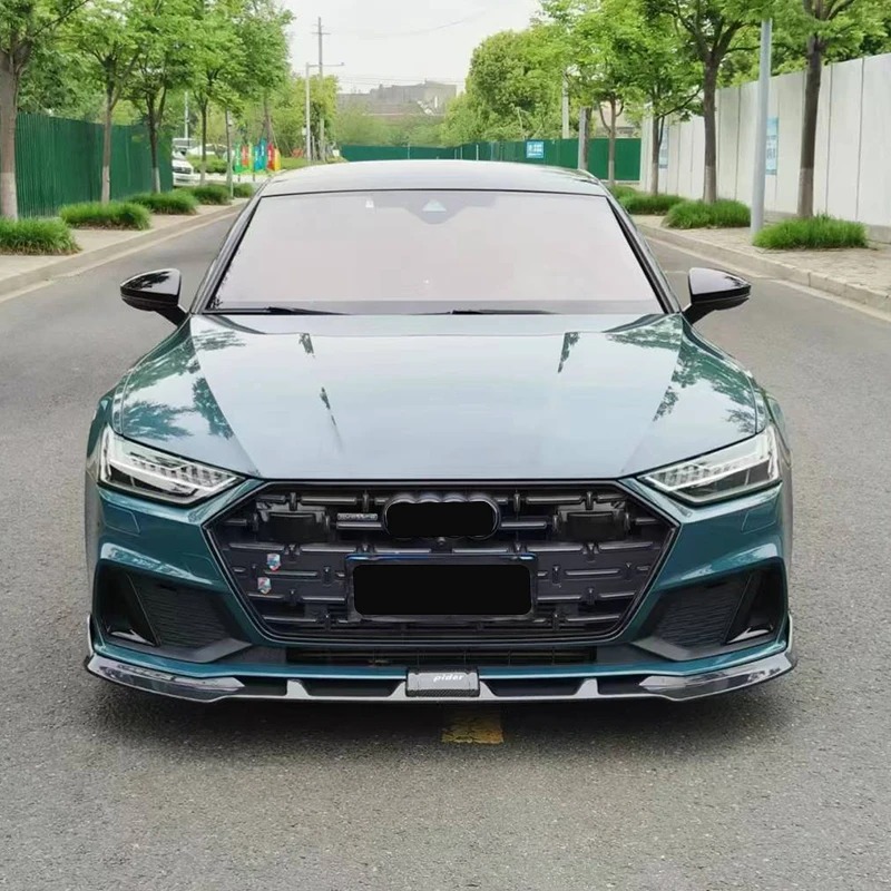 A7 S7 C8(2019-2024) Dry Carbon Fiber RS Style Front Lip Front Bumper Lip for A7 S7 C8 Sportback Modified Front Lips